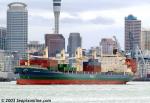ID 381 CHENGTU (1991/18391grt/IMO 9007362, ex-ASIAN CHALLENGER then PACIFIC EXPLORER) outbound from Auckland, NZ.